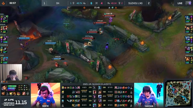 斗鱼解说台-微笑OB季后赛 SNvsLNG