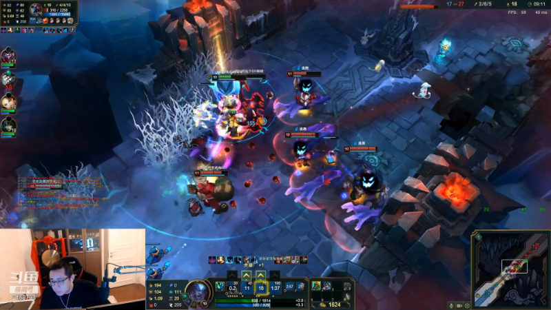 我在斗鱼看小鱼小鱼吃虾米直播户外