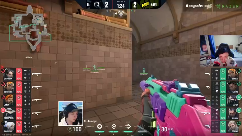 【2021-08-13 00点场】风暴奶爸Nai8：【奶爸】NAVI vs Liquid