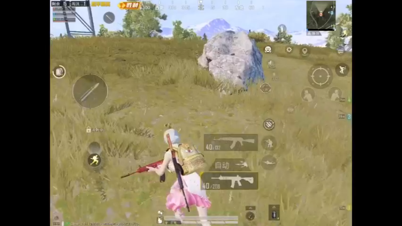 山谷机瞄钢枪6淘汰吃鸡