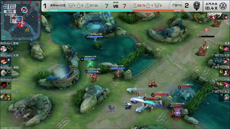 【2021-08-12 19点场】YTG丶落幕：世冠8强 南京HERO VS广州 TTG