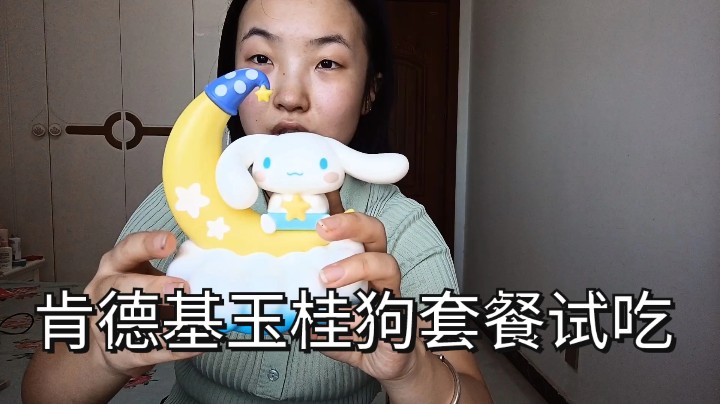 肯德基×三丽鸥联名套餐试吃分享（拿到了玉桂狗玩具 纯享从一分十五秒开始）