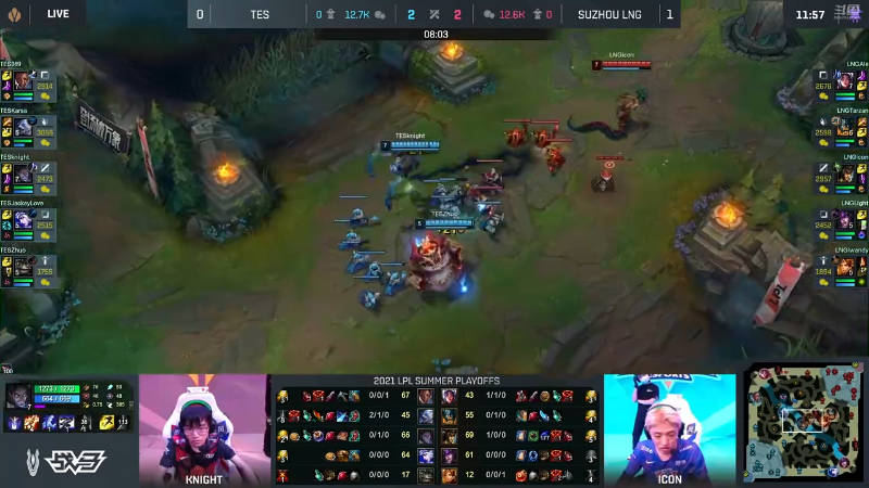 2021LPL夏季赛-季后赛-TESvsLNG-0814-2