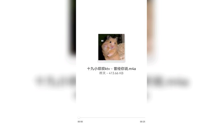 音频发不出，录了个屏