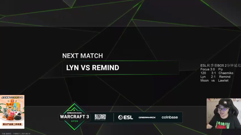 【TED出品】ESL秋季赛8进4 Lyn vs Remind 下 眼中只有进攻