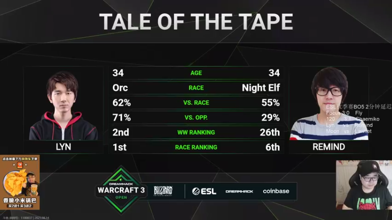 【TED出品】ESL秋季赛8进4 Lyn vs Remind 上 开场就压制