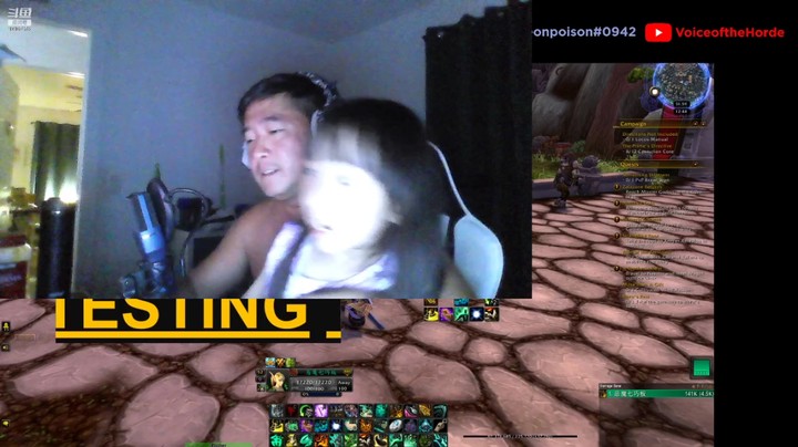 女儿帮老爸设计直播场景-我们在斗鱼的处女作-部落之音魔兽之声