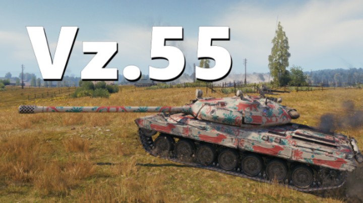 【坦克世界】单发Vz.55命中福音/703II血栓大佬
