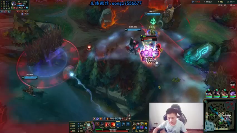 【2021-08-16 09点场】douyu丶松子：蛮王：版本T0 选到=包赢