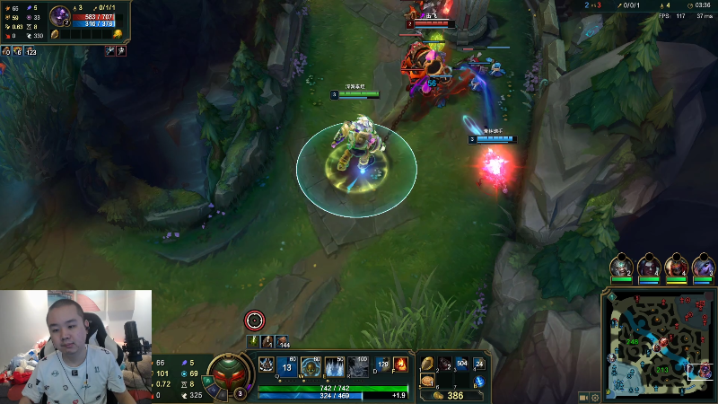 【英雄联盟】网友张顺飞的精彩时刻 20210816 12点场