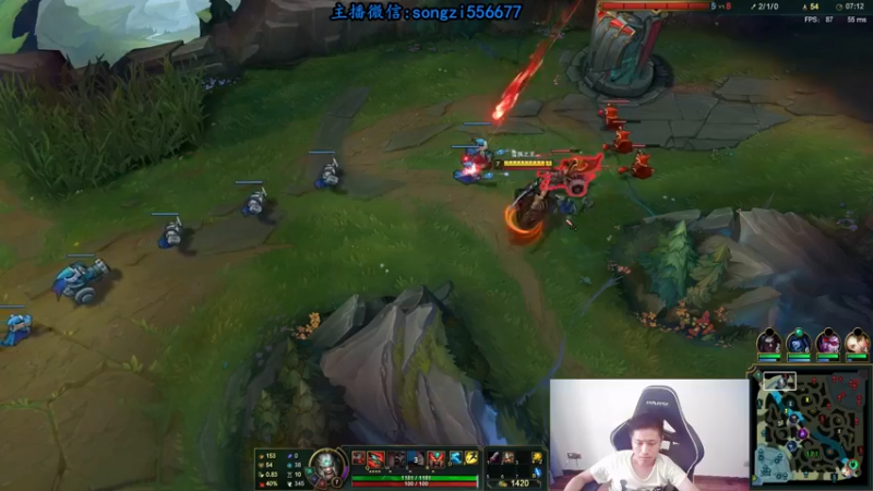 【2021-08-17 09点场】douyu丶松子：蛮王：版本T0 选到=包赢