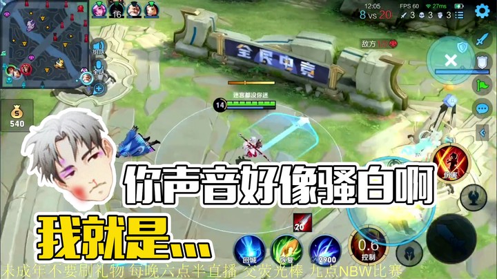 我是骚白，不！你像骚白！