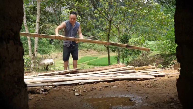 第三季S02建造库房7【真人我的世界-空手发展-单人炼铁】