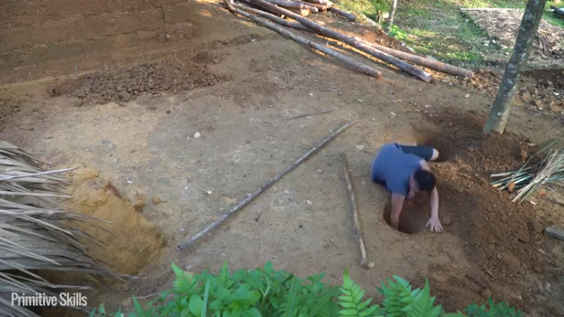 第三季S02建造库房4【真人我的世界-空手发展-单人炼铁】