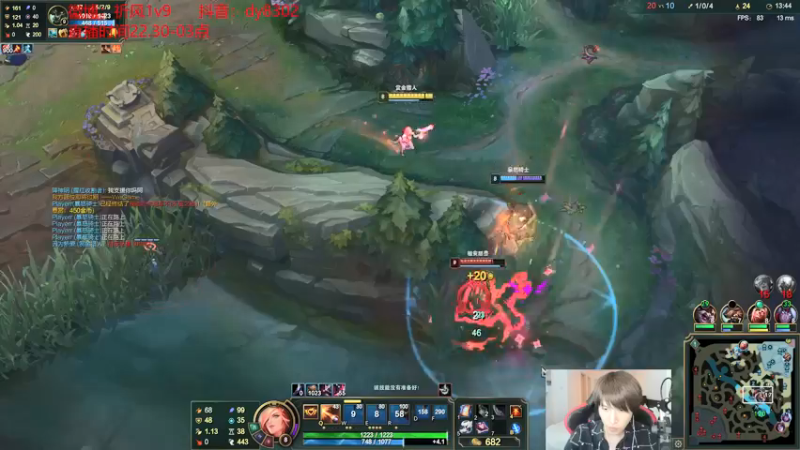 【2021-08-19 04点场】祈风1v9：国服第一VN！一个打八百多个！