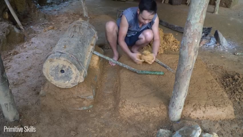 第三季S06 打造铲子附近有大斗？4【真人我的世界-空手发展-单人炼铁】