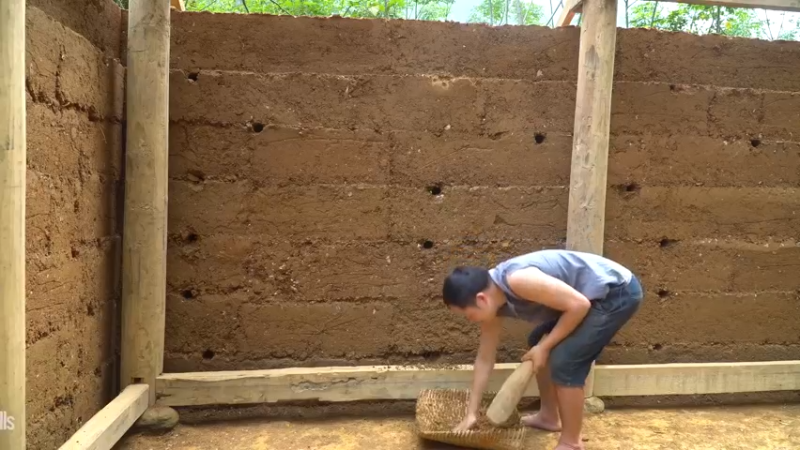 第三季S01完成新房20【真人我的世界-空手发展-单人炼铁】