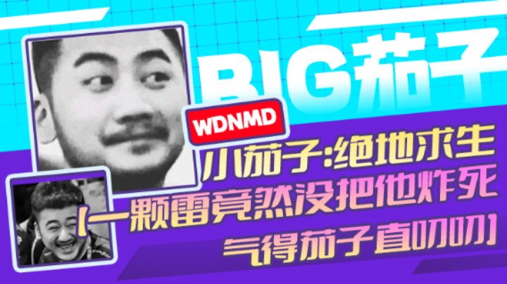 茄子：吃鸡游戏，一颗雷竟然没把他炸死，气得茄子直叨叨（35)