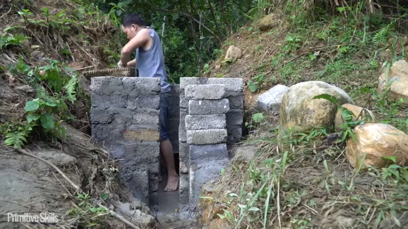 第三季S08水坝建成准备发电17【真人我的世界-空手发展-单人炼铁】