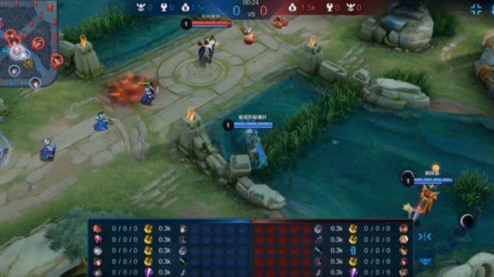 王者比赛 11男团vs Ik琏珑第一局