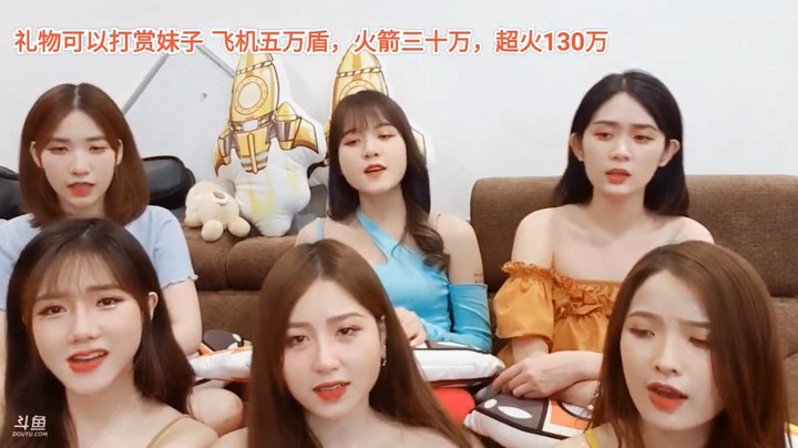 六个美女合唱流行歌曲很好听，你喜欢吗