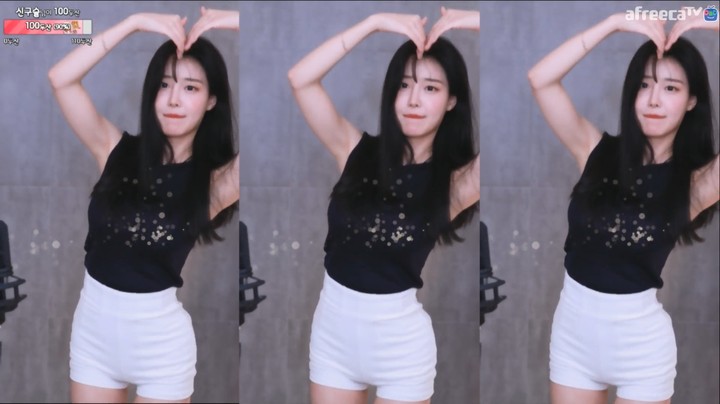 甜美小姐姐塔米米_比个小心心♥