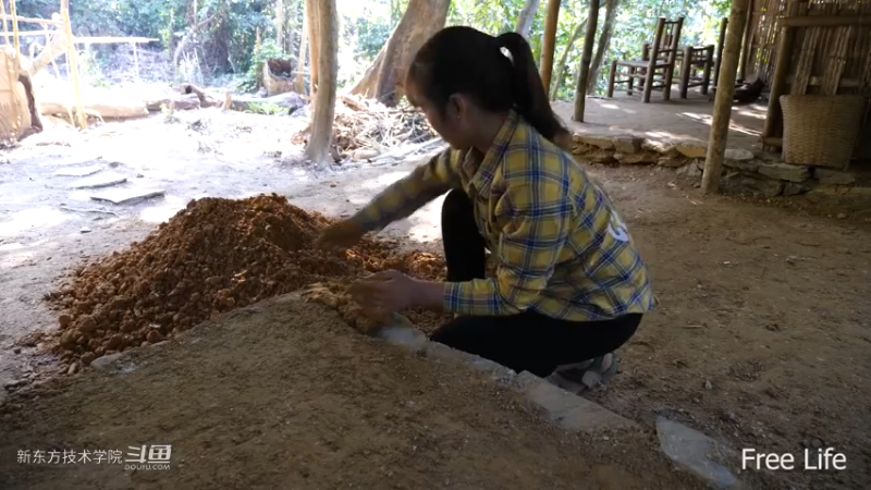 P33传统厨房灶台8妹子独自深入荒野隐居修仙,建设世外桃源投个币吧