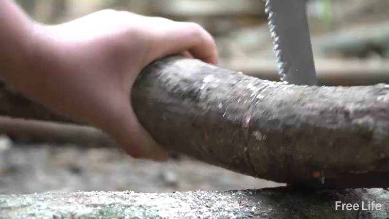 P22货架杂务&沐浴7妹子独自深入荒野隐居修仙,建设世外桃源投个币吧