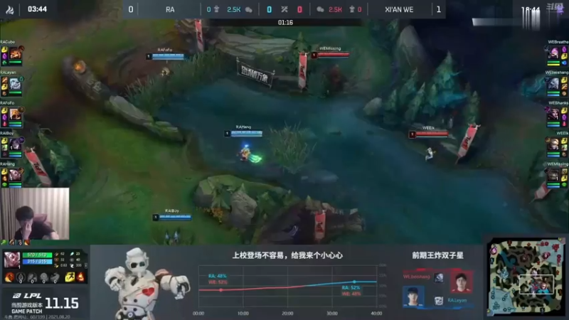 we微笑：这场WE赢了就有两个复活甲，兄弟们给我稳住啊！！！