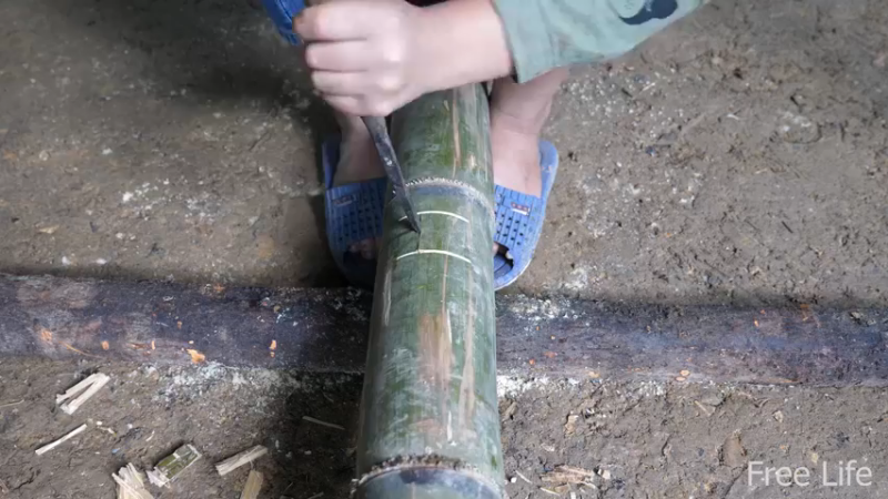 P15花园石板和墙壁9妹子独自深入荒野隐居修仙,建设世外桃源投个币吧