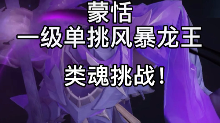蒙恬一级单挑风暴龙王