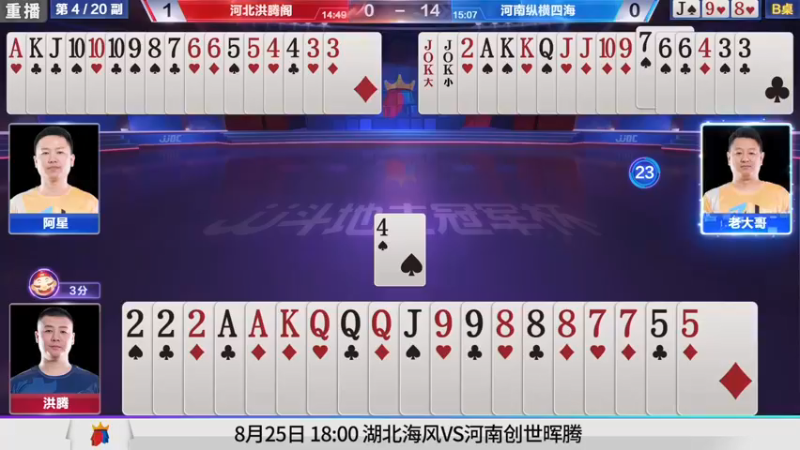 【2021-08-23 16点场】JJ斗地主官方：经典战役回顾 488743