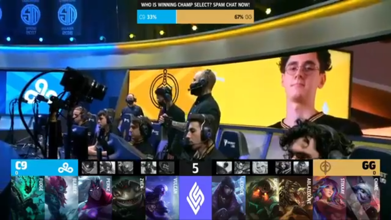 LOL C9 vs GG  LCS  夏季季后赛