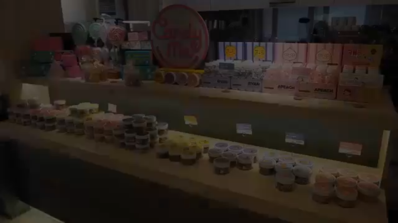 手工糖果工厂  韩国 街头美食