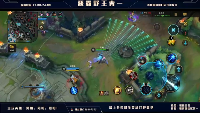 【2021-08-22 17点场】心星丶青一：国际服翡翠局 来学学打野思路xdm