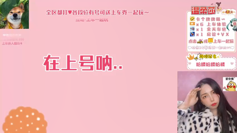 【2021-08-19 11点场】饱胀女孩温柔莎：全区排位上分定级/上车券上车/秒上