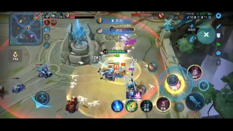 敌方水晶是用来跳舞的