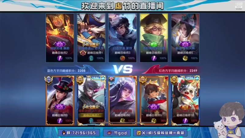 【2021-08-22 20点场】竹god：巅峰赛我的最爱