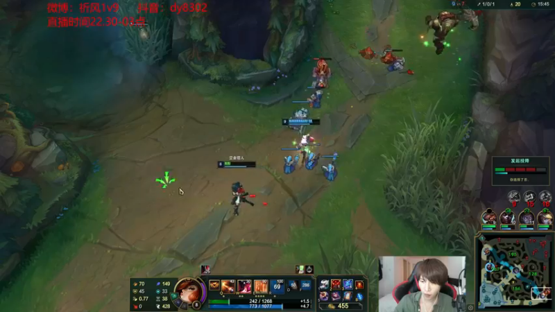 【2021-08-24 04点场】祈风1v9：国服第一VN！一个打八百多个！