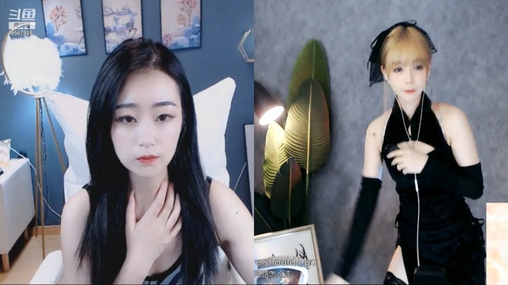 困困美女真可爱，这衣服很性感啊