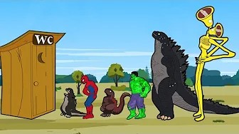 Godzilla vs. Siren Head in rea