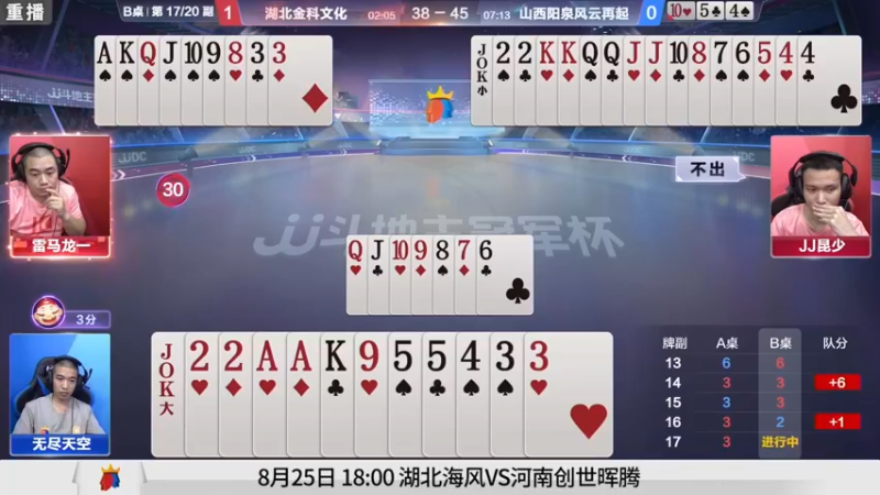 【2021-08-25 12点场】JJ斗地主官方：经典战役回顾 488743