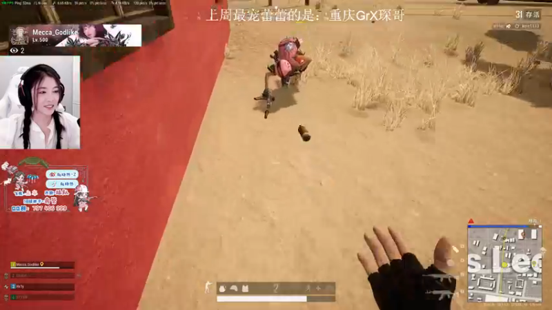 【2021-08-19 01点场】小小蕾OwO：小小蕾：退役演员在线pubg