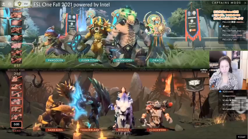 睡不醒的璨璨：LGD VS SG