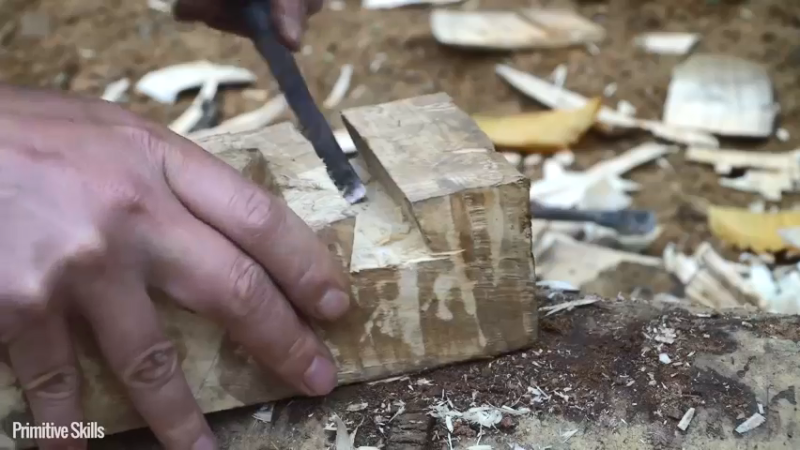 全集更新精剪版(11)E69制作木匠工具【真人我的世界-空手发展-单人炼铁】