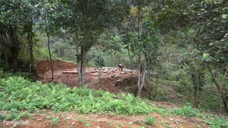 全集更新精剪版(8)E69制作木匠工具【真人我的世界-空手发展-单人炼铁】