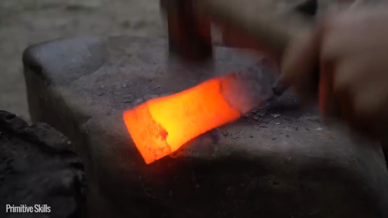 全集更新精剪版(5)E69制作木匠工具【真人我的世界-空手发展-单人炼铁】