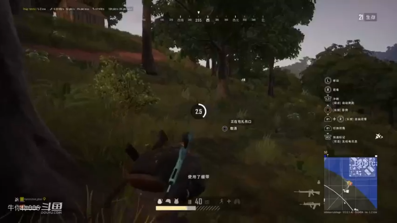 PS4#玩绝地求生#PUBG12 简单吃鸡翅 就是画面差点