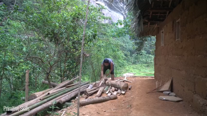 全集更新精剪版(14)E101完成新房【真人我的世界-空手发展-单人炼铁】