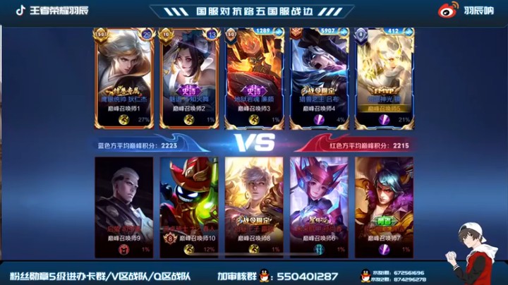 【羽辰鸽鸽丶】王者荣耀巅峰赛2200分镜11助攻，堪比辅助